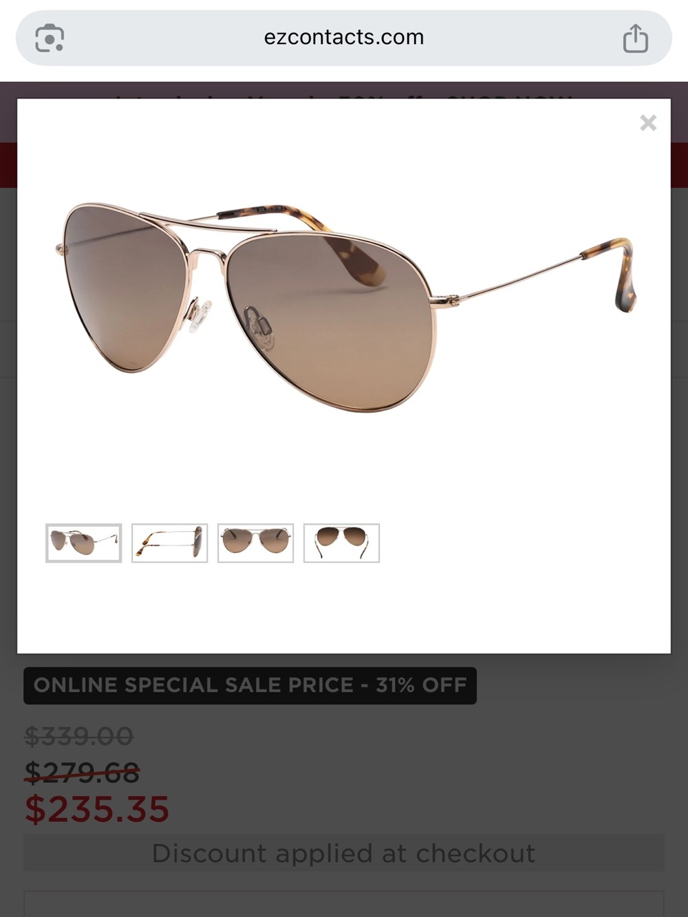 Maui Jim aviator glasses women
